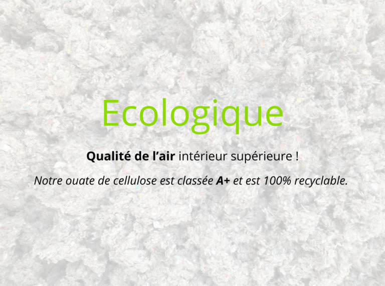 Avantages de l'isolation biosourcée à la cellulose